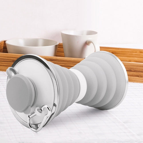Foldable Silicone Travel Water Bottle – 500ML BPA-Free Collapsible Cup