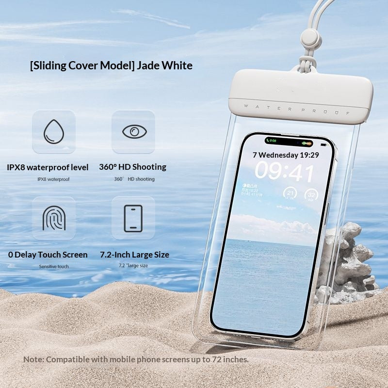 Touchscreen-Enabled Waterproof Phone Pouch For Swimming And Photography
